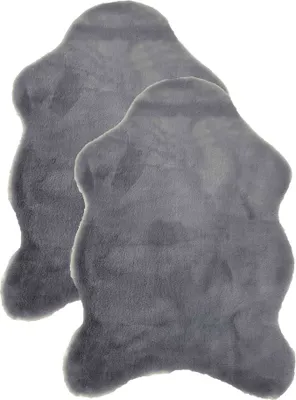 Image de Astra Dekofell ELDA Grau 40 x 60 cm