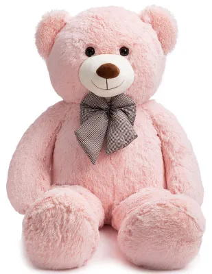 XXL Teddybär 120 cm rosa Plüschtier zum Knuddeln