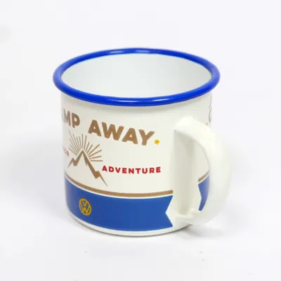 Image de Nostalgic-Art - Tasse émaillée - Volkswagen - VW Bulli - Let's Camp Away