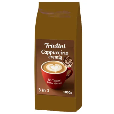 Produktbild von Trintini Cappuccino (3 in 1) 1000g