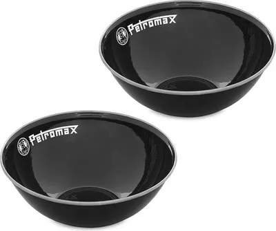 Produktbild von Petromax Emaille Schalen schwarz 2 Stück 1 Liter
