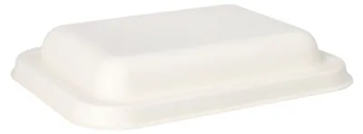 Produktbild von 50 Deckel, Zuckerrohr "pure" 3,5 cm x 20,3 cm x 15,3 cm weiss