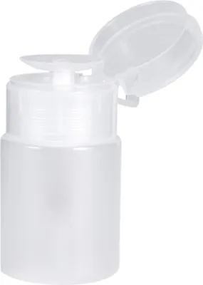 Image de pompe à ongles en plastique de 60 ml, nettoyant à pompe vide pour liquide transparent, bouteille