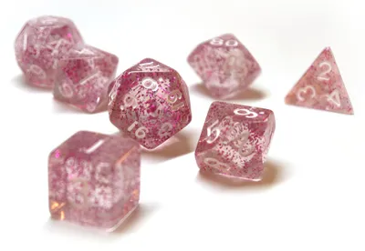 Produktbild von Würfelset Confetti: Pink (7)