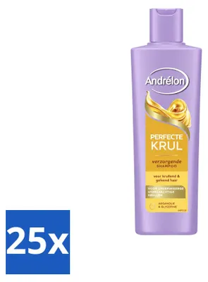 Zdjęcie produktu dla 25 sztuk szamponu Andrélon Perfecte Krul - 250 ml - zestaw ekonomiczny
