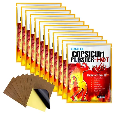Produktbild von Solidchoice – 96 Pflaster zur Schmerzlinderung – Effektive Schmerzpflaster für Knie, Rücken und Nacken