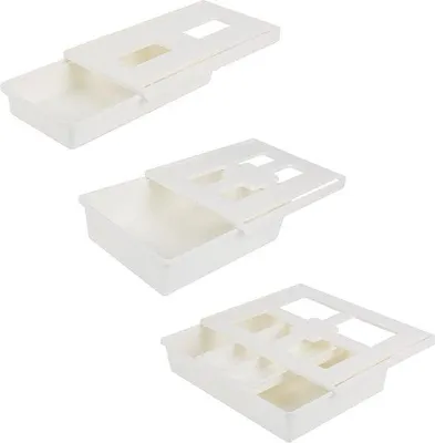 Produktbild von Famanu Schublade Selbstklebender Büro-Organizer - Weiß (M)