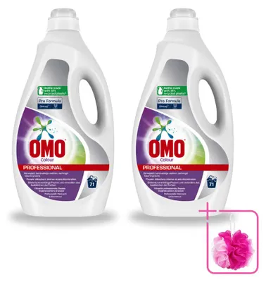 Produktbild von 2 x Omo Professional Pro Formula Color Flüssigwaschmittel 5 L - Sparpackung - 2 Stücke