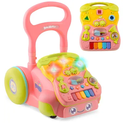 Obrázok produktu pre Vzdelávacie chodítko s hudbou 2v1 RK-744 Ricokids ružové