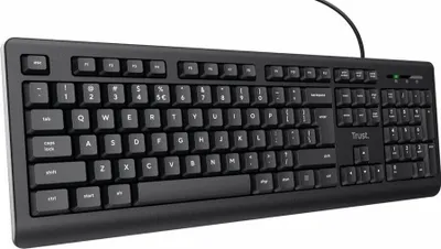 Produktbild von Trust TK-150, Volle Größe (100%), Kabelgebunden, USB, Membran Key Switch, Schwarz