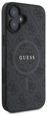 Obrázok produktu pre Obal Guess 4G Ring Classic Logo MagSafe pre iPhone 16 - čierna