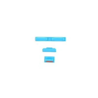 Immagine prodotto di Pulsanti per iPhone 5c Power Volume Mute blu Pulsante di sostituzione