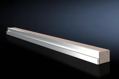 Zdjęcie produktu dla Rittal VX 8618.803, Kanał kablowy, Aluminium, Szary, 4 szt.