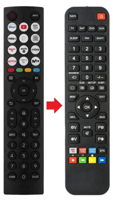 Produktbild von Fernbedienung passend für HISENSE 55E7NQ | 55U6KQ | 58A6K