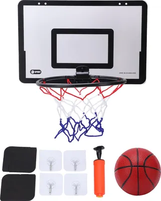 Produktbild von Tür-Basketballkorb Set, lochfreie Montage für Indoor, Mini-Basketballspiel