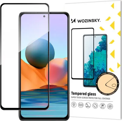 Productafbeelding van Beschermfolie van gehard glas, compatibel met Xiaomi Redmi 13C / Poco C65, gebogen design, volledig dekking en zelfklevend