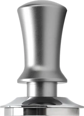 Kaffeestampfer Kaffeepulver Presse Hammer Edelstahl Konstanter Druck für Kaffee Zubehör Silber 58mm