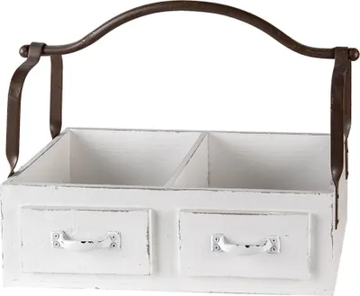 Immagine prodotto di Cestino Clayre & Eef 41x19x29 cm Legno bianco