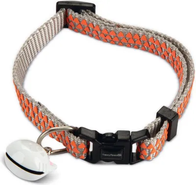 Produktbild von Beeztees Dreieck - Katzenhalsband - Nylon - hellgrau - 30x1x0,2 cm