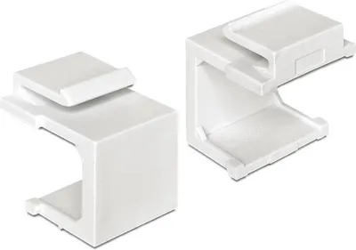 Produktbild von DeLock Keystone Abdeckung weiß 4 Stück
