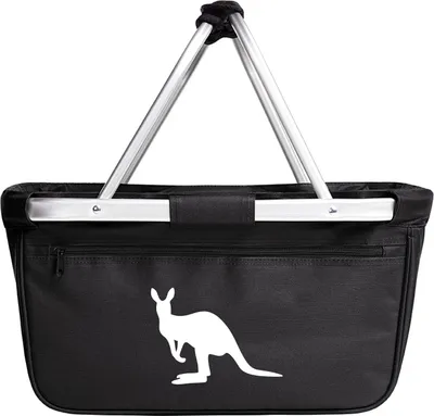 Produktbild von Huuraa Einkaufskorb Kangaroo Silhouette 20 Liter Black faltbarer Tragekorb Geschenkidee