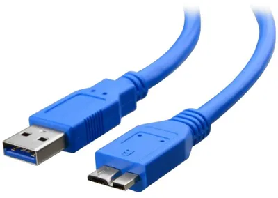 Obrázok produktu pre Techly 2.0m USB 3.0 A-Micro B M/M, 2 m, USB A, Micro-USB B, USB 3.2 Gen 1 (3.1 Gen 1), Samec/samec, Modrá