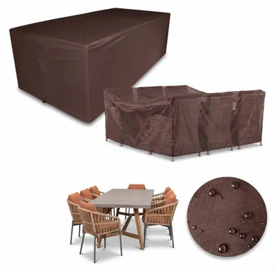 Produktbild von InfraDeskTrading Rechteckige Gartenmöbel Schutzhülle 600D Luxus 230 x 140 x 85 cm