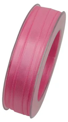 Zdjęcie produktu dla Taśma z podwójnego satynu Goldina, różowa, 10 mm x 25 m, opakowanie 1 sztuka
