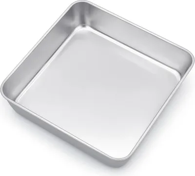 Obrázok produktu pre Joyfair štvorcová forma na koláč z nehrdzavejúcej ocele 21x21x5 cm na koláč s koláčmi a lasagne