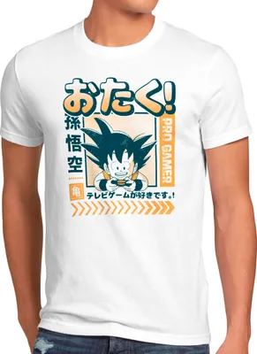 Produktbild von style3 Otaku Gamer Herren T-Shirt super dragon saiyan z gt
