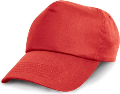 Produktbild von Result Headwear RC005J | Junior Baumwolle Cap / Kappe / Mütze / Hut - Farbe: Red - Größe: One Size