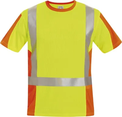 Produktbild von Warnschutz-T-Shirt Utrecht Größe S gelb/orange