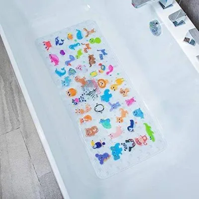 Zdjęcie produktu dla Mata antypoślizgowa do kąpieli dzieci - Mata antypoślizgowa pod prysznic - Mata antypoślizgowa do wanny - Mata do kąpieli dziecka