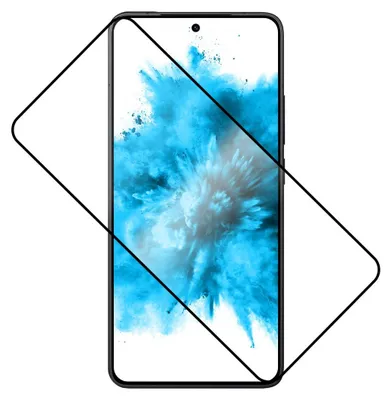 Immagine prodotto di Vetro temperato per Xiaomi POCO F7 Pro, copertura completa fissa in vetro temperato 2.5D, cornice nera