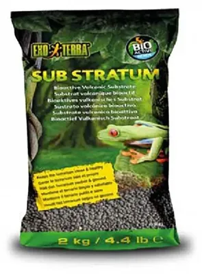 Produktbild von Exo Terra Sub Stratum Bioaktives Vulkanisches Substrat Grün 4 kg Grün 4 kg