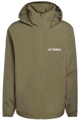 Produktbild von Hoodie Adidas Chaqueta con capucha adidas Multi Essentials 2L verde für Herren