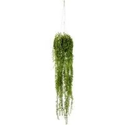 Immagine prodotto di Decorazione con pianta artificiale verde con piselli su fiori di seta