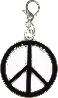 Produktbild von Peace Peacezeichen Charm Anhänger Bettelarmband Miniblings Friedenszeichen