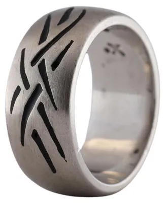 Produktbild von MIAMAR 0970823 Herren Ring Sterling-Silber 925 schwarz 56 (17.8)