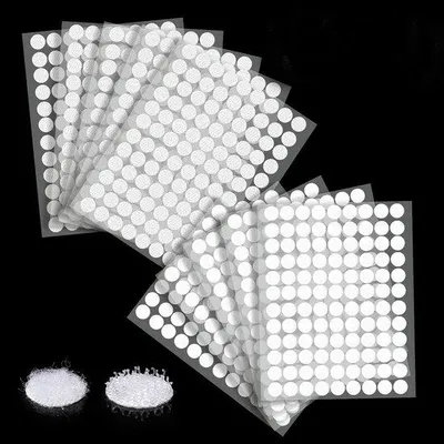 Imagen del producto de Rondas adhesivas (540 unidades) - Cierres de velcro de 10 mm para fotos y manualidades
