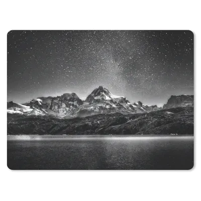 Produktbild von MuchoWow® Mauspad Mousepad Sternenhimmel - Berg - Nacht 40x30 cm - Mousepads - Maus Mat - Pad - Mausunterlage - Anti Rutsch