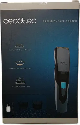 Produktbild von Cecotec PrecisionCare Barber, Schwarz, Silber, 1 mm, 2 cm, Edelstahl, Akku, 60 min