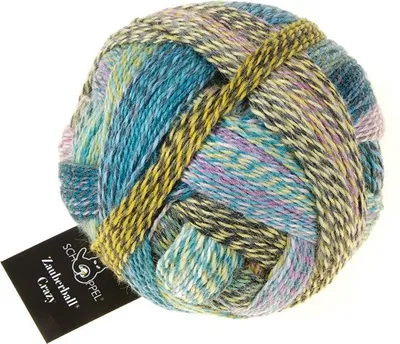 Produktbild von Schoppel Zauberball Crazy,Sockenwolle,100g,75%Schurwolle/25% Polyamid, Fb. 2355 Gartenparty