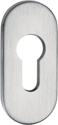 Produktbild von Dieckmann FS-Rahmen-Cliprosette 813 / 6 FS 6mm PZ Lochung oval Edelstahl - 813610312