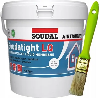 Immagine prodotto di SOUDAL SOUDATIGHT LQ MEMBRANA LIQUIDA INTERNAZIONALE BIANCA 4,5 kg + SPAZZOLA GRATUITA