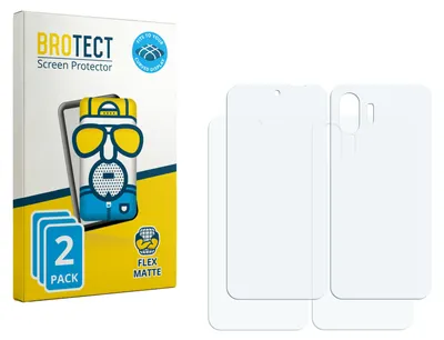 Produktbild von 2x BROTECT Fullscreen Schutzfolie für Nothing Phone (2) (Display+Rückseite) Displayschutz Folie Fullcover Matt Entspiegelungsfolie
