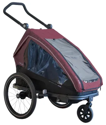 Produktbild von XLC Kinderanhänger MONO T BS-K01 20" , Burgunderrot Lila