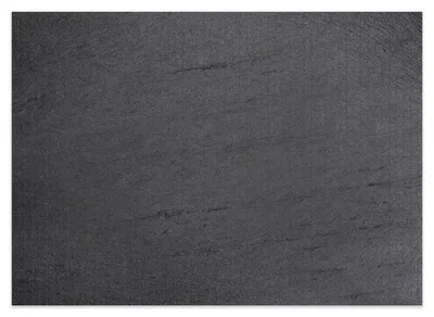 Produktbild von Wallario Duschmatte Antirutschmatte Badmatte Fußmatte Schwarze Schiefertafel Optik - Steintafel, Größe ca. 70 x 50 cm