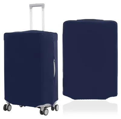 Productafbeelding van Kofferbeschermhoes, elastische bagagehoes voor koffers van 25 tot 28 inch (marineblauw)
