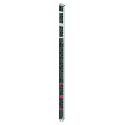 Obrázok produktu pre BACHMANN Vertikálny napájací panel 24x IEC320 C13, 3x IEC320 C19, 3m, IEC 60309 3x16A vidlica, alu (800.1656) (19.07.2170)